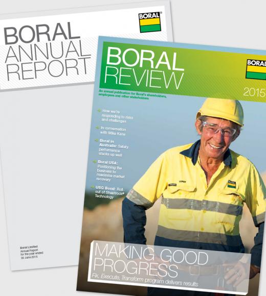 Boral Annual Report and Boral Review 2015